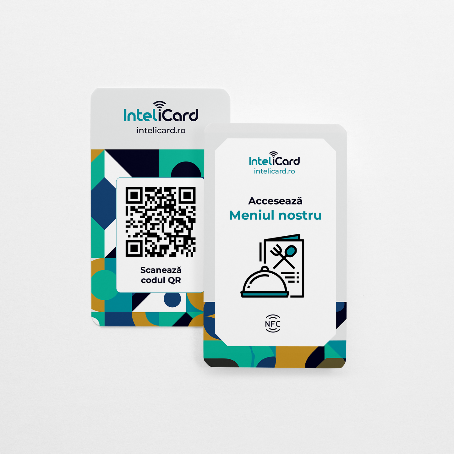 InteliCard - Card Prezentare Meniu