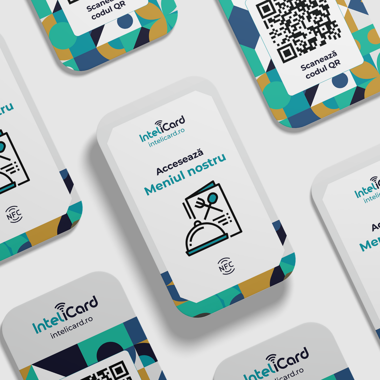 InteliCard - Card Prezentare Meniu