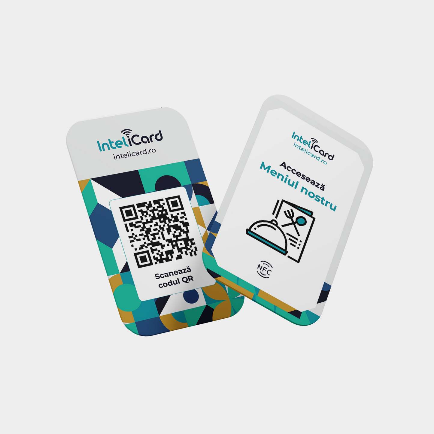 InteliCard - Card Prezentare Meniu