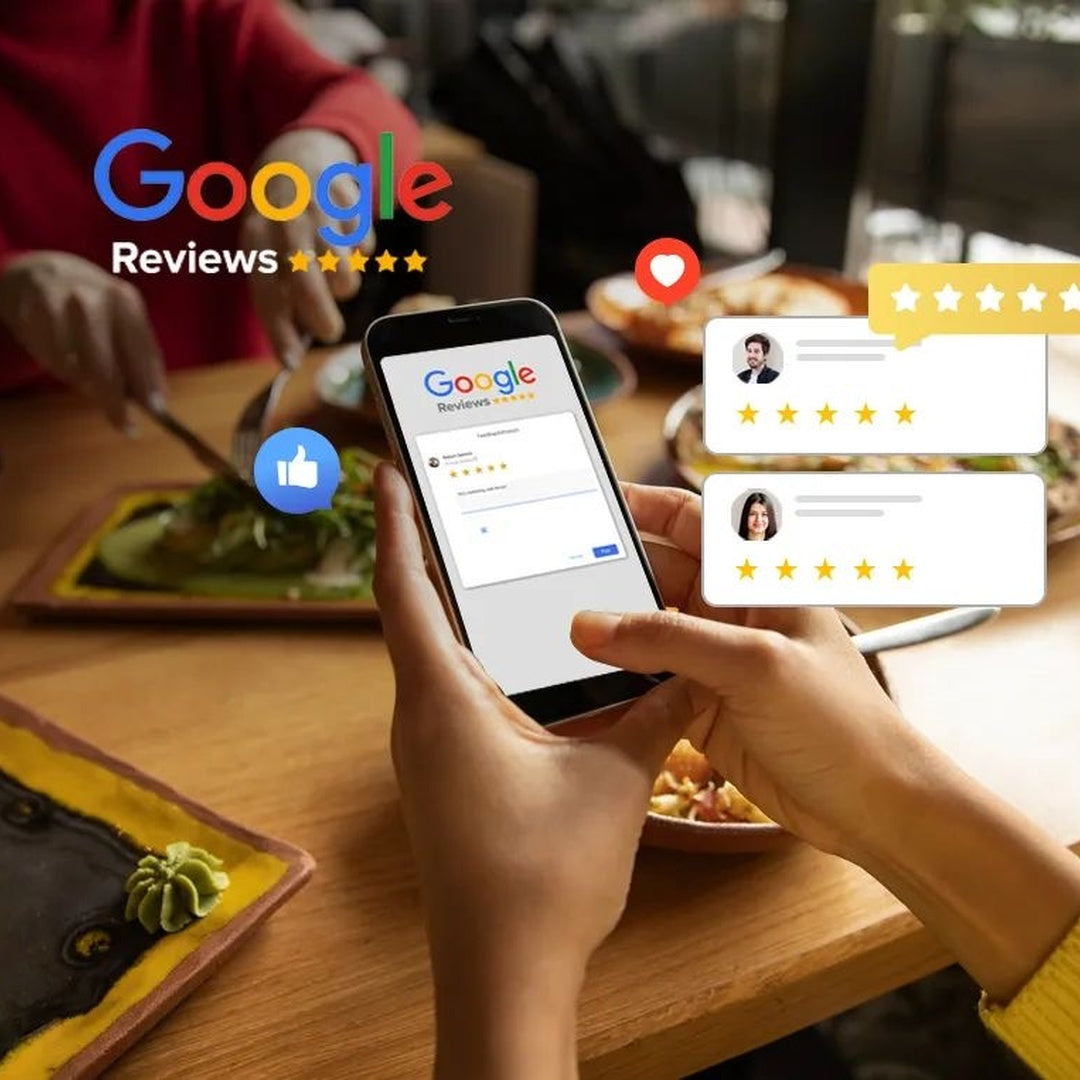 Google reviews with InteliCard.