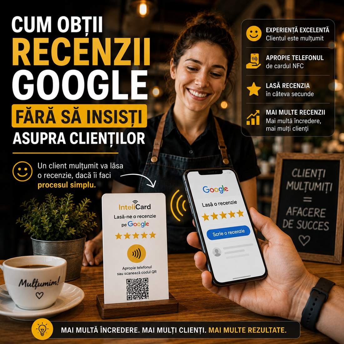Cum obții recenzii Google fără să insiști asupra clienților?