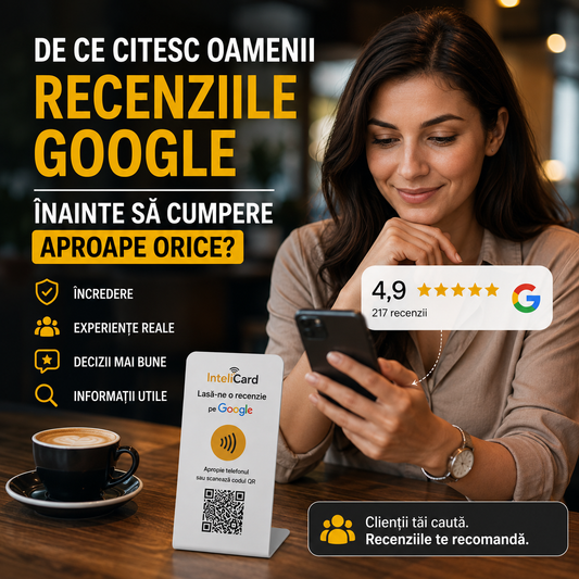 Recenzii Google: De ce citesc oamenii recenziile înainte să cumpere?