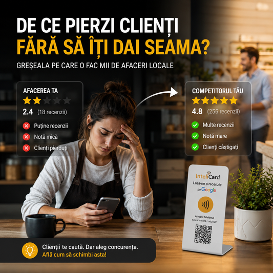 Google reviews with InteliCard NFC cards
