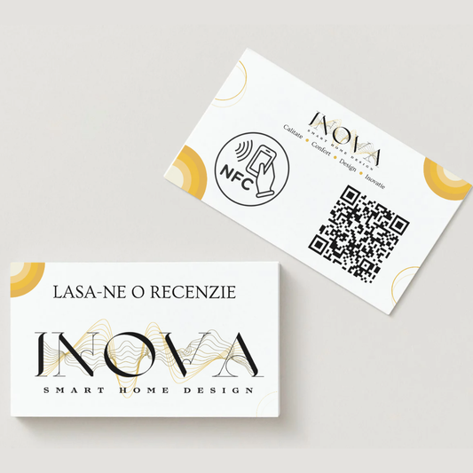 Card NFC Personalizat pentru Afaceri – Recenzii Google și Carte de Vizită Digitală