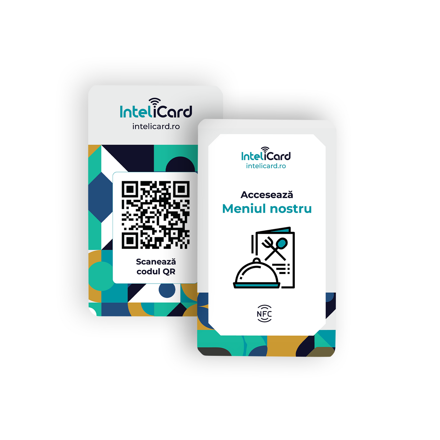 InteliCard - Card Prezentare Meniu