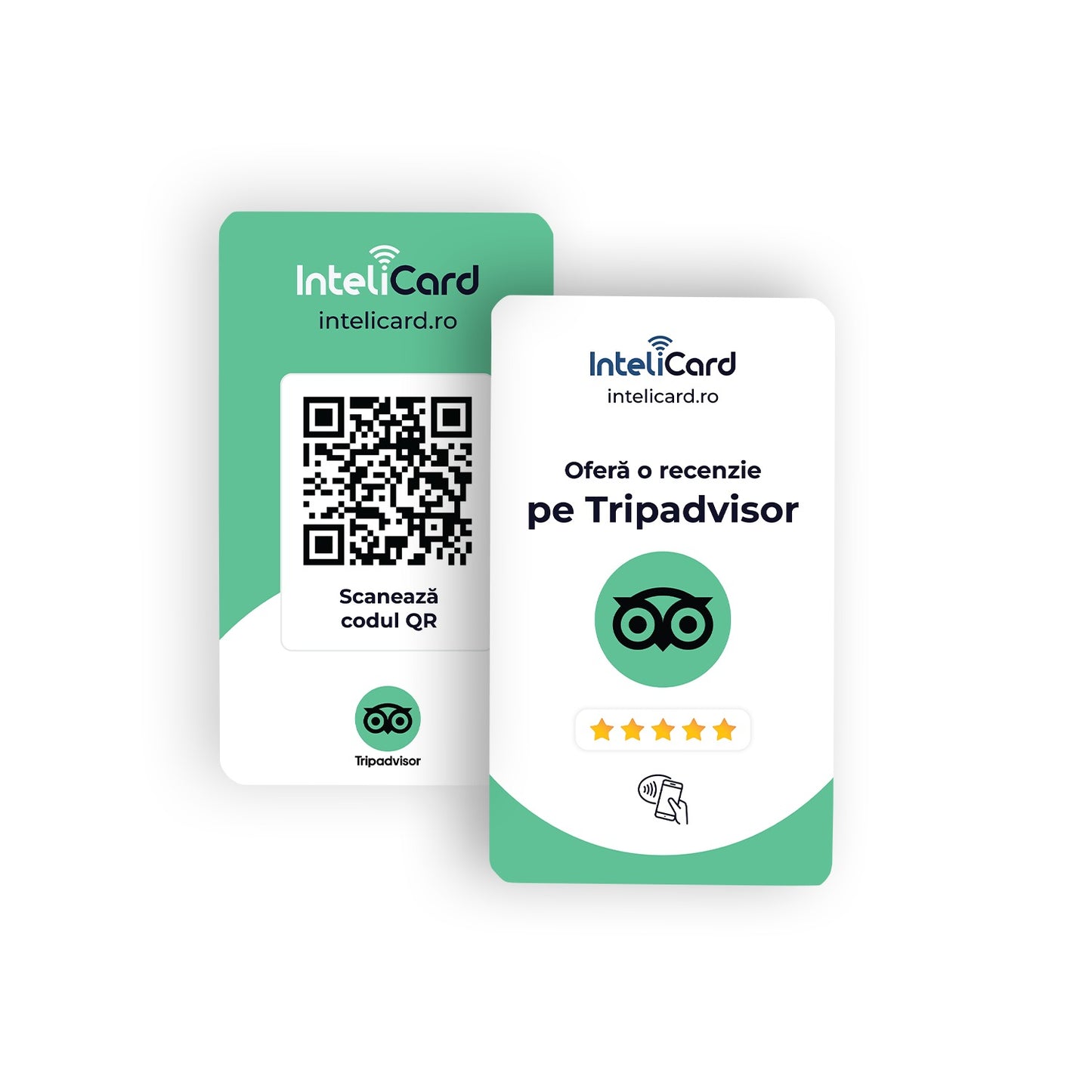 InteliCard - Card pentru  recenzii TripAdvisor